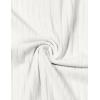 imageMens Stretch Knit Slim Fit Polo Shirts Casual Short Sleeve Ribbed Collar Muscle Golf ShirtCream White