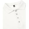 imageMens Stretch Knit Slim Fit Polo Shirts Casual Short Sleeve Ribbed Collar Muscle Golf ShirtCream White
