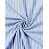 imageMens Stretch Knit Slim Fit Polo Shirts Casual Short Sleeve Ribbed Collar Muscle Golf ShirtLight Blue
