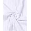 imageMens Stretch Knit Slim Fit Polo Shirts Casual Short Sleeve Ribbed Collar Muscle Golf ShirtWhite