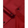 imageMens Stretch Wrinkle Free Dress Shirts Formal Wedding Prom Long Sleeve Button Down ShirtRed