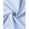 imageMens Stretch Slim Fit Dress Shirts Formal Wedding Prom Business Long Sleeve Button Down Shirt with PocketBlue