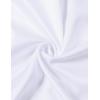 imageMens Stretch Slim Fit Dress Shirts Formal Wedding Prom Business Long Sleeve Button Down Shirt with PocketWhite