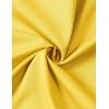 imageMens Stretch Slim Fit Dress Shirts Formal Wedding Prom Business Long Sleeve Button Down Shirt with PocketYellow