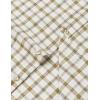 imageMens Transitional Weather Slim Fit Long Sleeve Button Down Shirt Business Casual Dress Shirts with PocketBeige Yellow Gingham