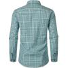 imageMens Transitional Weather Slim Fit Long Sleeve Button Down Shirt Business Casual Dress Shirts with PocketGreen Gingham