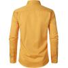 imageMens Stretch Soft Slim Fit Dress Shirts Long Sleeve Formal Wedding Business Casual Button Down ShirtGold