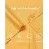 imageMens Stretch Soft Slim Fit Dress Shirts Long Sleeve Formal Wedding Business Casual Button Down ShirtGold