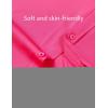 imageMens Stretch Soft Slim Fit Dress Shirts Long Sleeve Formal Wedding Business Casual Button Down ShirtHot Pink