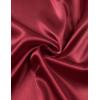 imageMens Shiny Luxury Satin Slim Fit Dress Shirts SilkLike Glossy Long Sleeve Button Down Shirts for Wedding Party PromBurgundy