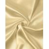 imageMens Shiny Luxury Satin Slim Fit Dress Shirts SilkLike Glossy Long Sleeve Button Down Shirts for Wedding Party PromChampagne