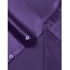imageMens Shiny Luxury Satin Slim Fit Dress Shirts SilkLike Glossy Long Sleeve Button Down Shirts for Wedding Party PromPurple