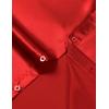 imageMens Shiny Luxury Satin Slim Fit Dress Shirts SilkLike Glossy Long Sleeve Button Down Shirts for Wedding Party PromRed
