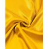 imageMens Shiny Luxury Satin Slim Fit Dress Shirts SilkLike Glossy Long Sleeve Button Down Shirts for Wedding Party PromYellow
