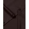 imageMens Stretch Wrinkle Free Dress Shirts Formal Wedding Prom Long Sleeve Button Down ShirtCoffee Brown