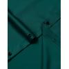 imageMens Stretch Wrinkle Free Dress Shirts Formal Wedding Prom Long Sleeve Button Down ShirtEmerald Green