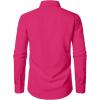 imageMens Stretch Regular Fit Long Sleeve Dress Shirts Lightweight Business Casual Button Down Shirts with PocketHot Pink
