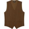 imageMens Classic Slim Fit Dress Vest Formal Wedding Prom Tuxedo Suit Vest with PocketBrown