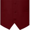 imageMens Classic Slim Fit Dress Vest Formal Wedding Prom Tuxedo Suit Vest with PocketBurgundy