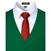 imageMens Classic Slim Fit Dress Vest Formal Wedding Prom Tuxedo Suit Vest with PocketGreen