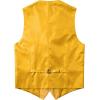 imageMens Classic Slim Fit Dress Vest Formal Wedding Prom Tuxedo Suit Vest with PocketYellow
