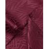 imageMens Shiny Satin SilkLike Designer Shirt Summer Regular Fit Short Sleeve Button Up Floral Shirt with PocketBurgundy