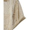 imageMens Shiny Satin SilkLike Designer Shirt Summer Regular Fit Short Sleeve Button Up Floral Shirt with PocketChamagne Gold