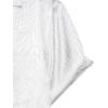 imageMens Shiny Satin SilkLike Designer Shirt Summer Regular Fit Short Sleeve Button Up Floral Shirt with PocketWhite