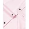 imageMens Stretch Wrinkle Free Dress Shirts Formal Prom Wedding Long Sleeve Button Down ShirtsPink
