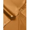 imageJEMITOP Mens Shiny Luxury Satin Slim Fit Dress Shirts SilkLike Glossy Long Sleeve Button Down Shirts for Wedding Party PromGold
