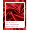 imageJEMITOP Mens Shiny Luxury Satin Slim Fit Dress Shirts SilkLike Glossy Long Sleeve Button Down Shirts for Wedding Party PromRed