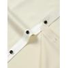 imageJEMITOP Mens Stretch MultiUse Long Sleeve Dress Shirts Party Prom Wedding Shirts with Slight SheenIvory