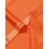 imageJEMITOP Mens Stretch MultiUse Long Sleeve Dress Shirts Party Prom Wedding Shirts with Slight SheenOrange