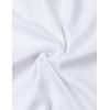 imageJEMITOP Mens Stretch MultiUse Long Sleeve Dress Shirts Party Prom Wedding Shirts with Slight SheenSolid White