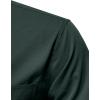 imageJEMITOP Mens Stretch Vintage Aged Style Shirts Casual Soft Long Sleeve Button Down Shirt with PocketDark Green