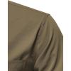 imageJEMITOP Mens Stretch Vintage Aged Style Shirts Casual Soft Long Sleeve Button Down Shirt with PocketDark Khaki