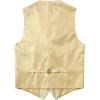 imageJEMITOP Mens Classic Slim Fit Dress Vest Formal Wedding Prom Tuxedo Suit Vest with PocketBeige