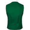 imageJEMITOP Mens Classic Slim Fit Dress Vest Formal Wedding Prom Tuxedo Suit Vest with PocketGreen