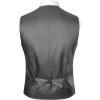 imageJEMITOP Mens Classic Slim Fit Dress Vest Formal Wedding Prom Tuxedo Suit Vest with PocketGrey