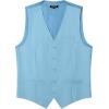 imageJEMITOP Mens Classic Slim Fit Dress Vest Formal Wedding Prom Tuxedo Suit Vest with PocketLight Blue