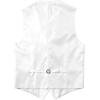 imageJEMITOP Mens Classic Slim Fit Dress Vest Formal Wedding Prom Tuxedo Suit Vest with PocketWhite