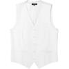 imageJEMITOP Mens Classic Slim Fit Dress Vest Formal Wedding Prom Tuxedo Suit Vest with PocketWhite