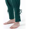 imageJEMITOP Mens Pure Cotton Vintage Ankle Banded Pants for Renaissance Pirate Viking Medieval CostumeDark Green