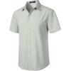 imageJEMITOP Mens Stretch Wrinkle Free Short Sleeve Texture Shirt Lightweight Summer Button Down Shirts for Beach VacationLight Green