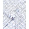 imageJEMITOP Mens Transitional Weather Slim Fit Long Sleeve Button Down Shirt Business Casual Dress Shirts with PocketVintage White Gingham