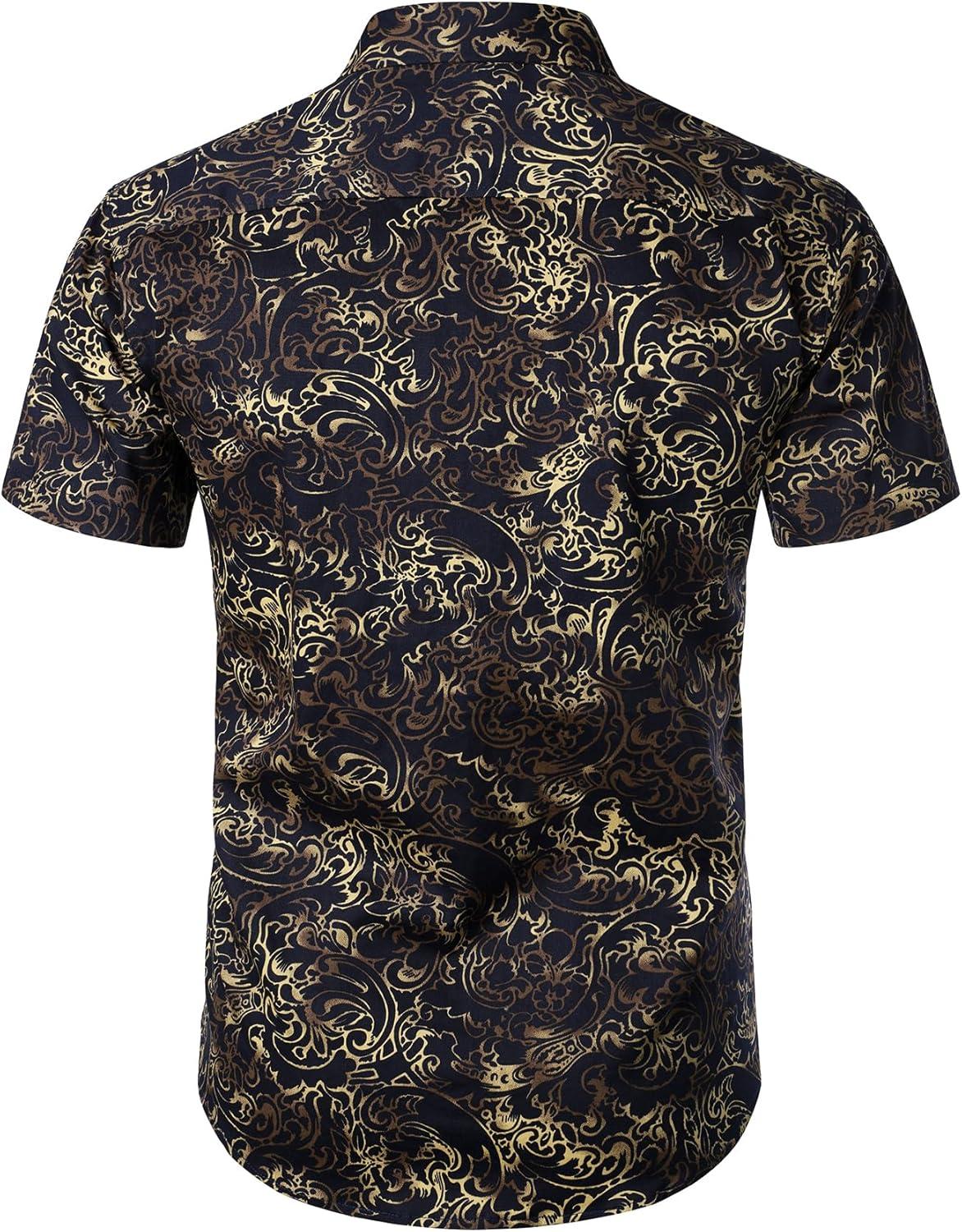 imageJEMITOP Mens 2 Piece Casual Cotton Stretchy Outfit Short Sleeve Button up Shirt and Shorts SetNavy