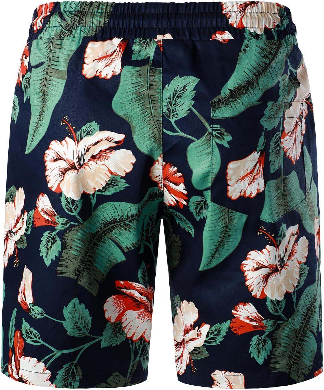 imageJEMITOP Mens 2 Piece Casual Cotton Stretchy Outfit Short Sleeve Button up Shirt and Shorts SetNavygreen