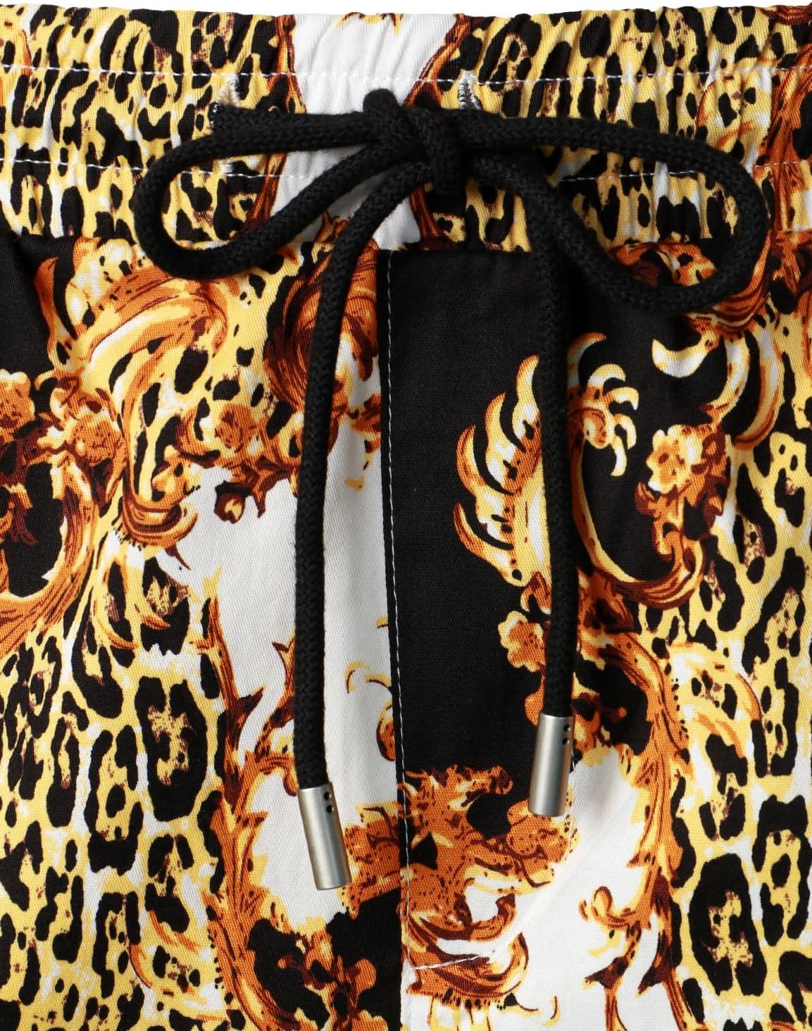 imageJEMITOP Mens 2 Piece Casual Cotton Stretchy Outfit Short Sleeve Button up Shirt and Shorts SetWhite Gold