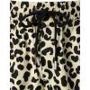 imageJEMITOP Mens 2 Piece Casual Cotton Stretchy Outfit Short Sleeve Button up Shirt and Shorts SetSand Leopard